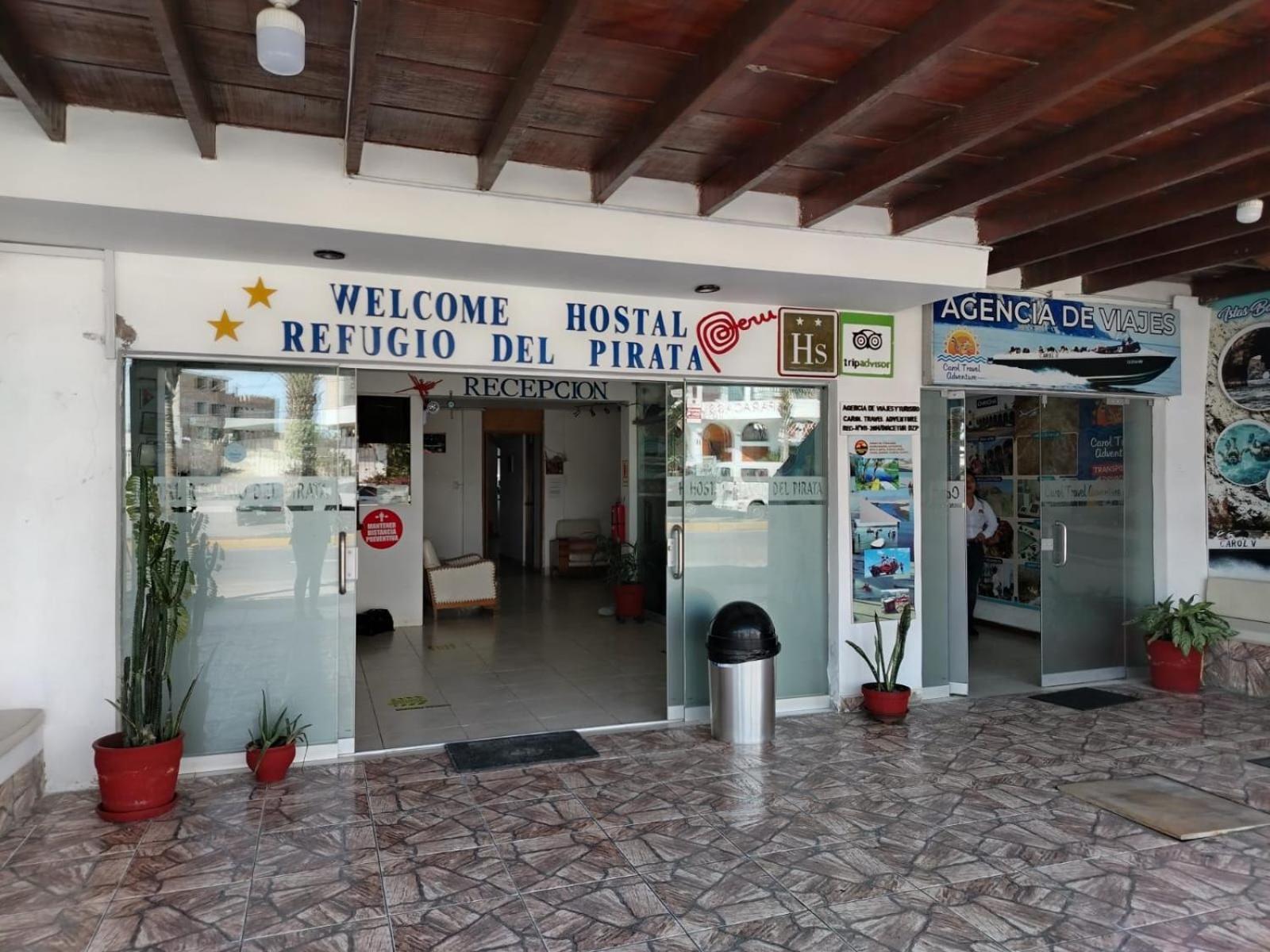 Hostal Refugio Del Pirata Paracas Buitenkant foto